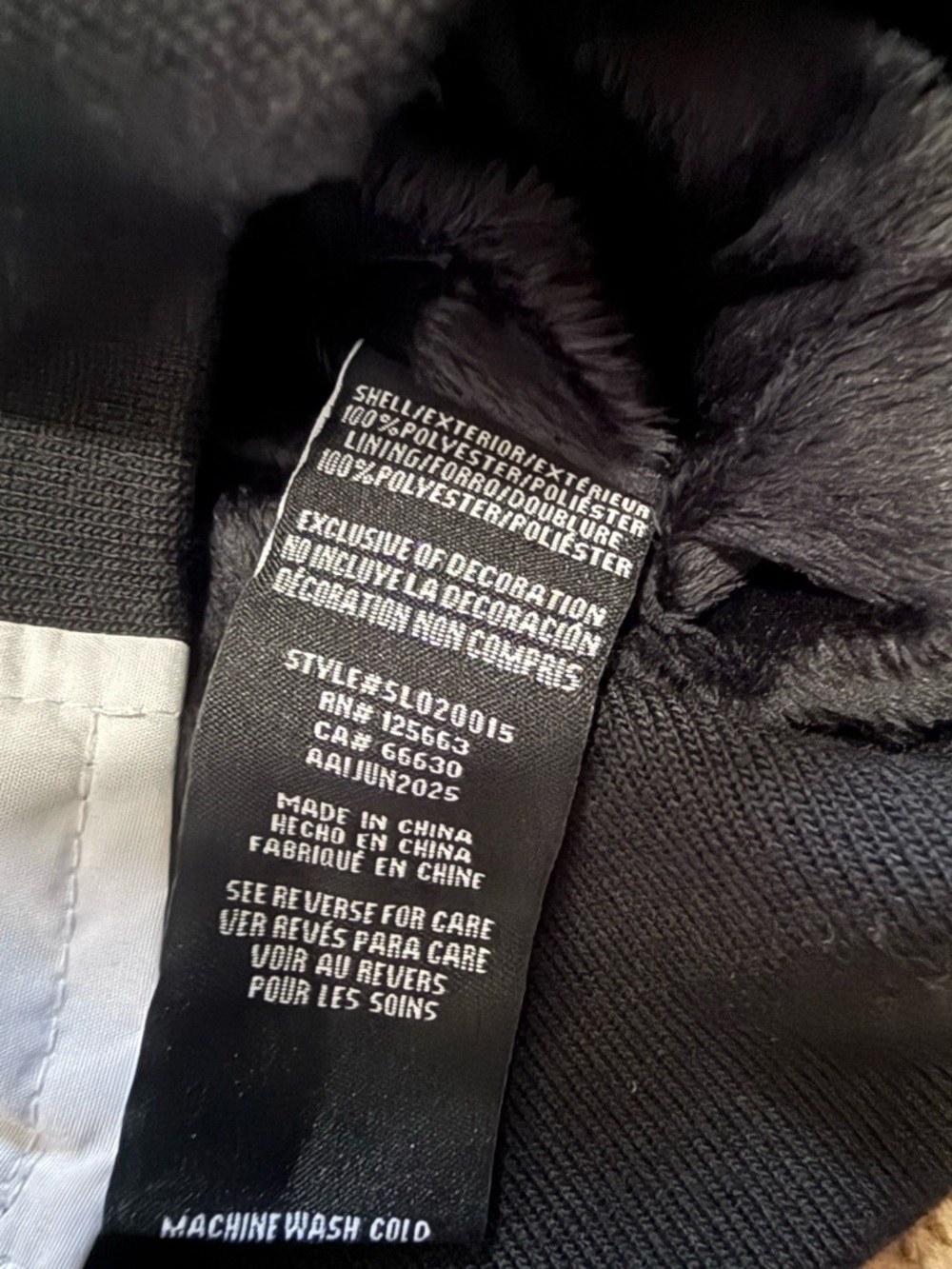 South Pole women’s White & Gray Logo Bomber Jacket - Picture 4 of 5